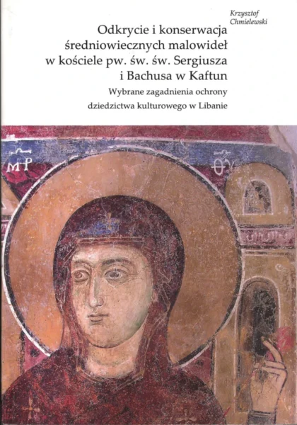 Na okładce znajduje się jedno ze średniowiecznych malowideł kościelnych