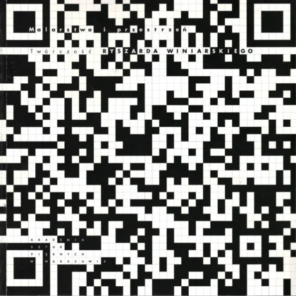 Okładka utrzymana jest w stylu szachownicy na wzór kodu QR