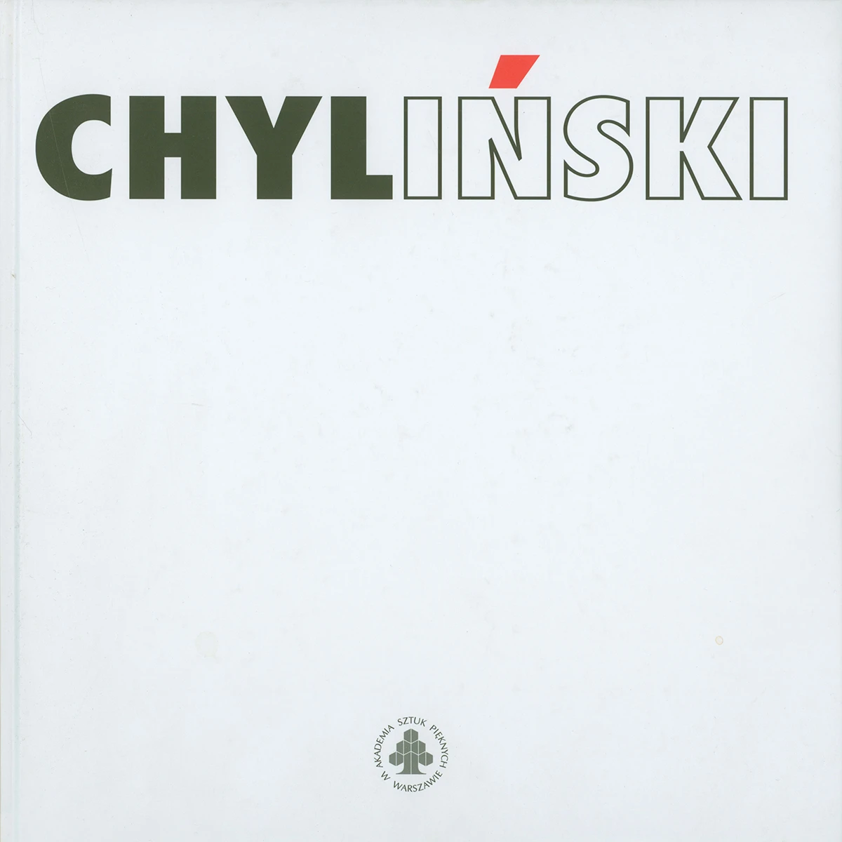 W górnej części okładki, na białym tle widnieje nazwisko artysty