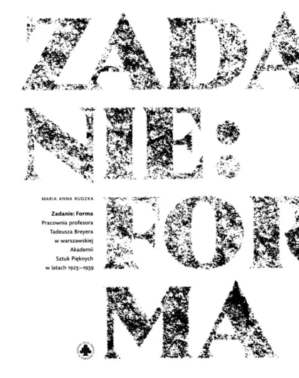 Na białym tle widoczny jest czarny tytuł publikacji