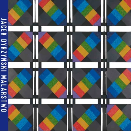 Na okładce widać jedną z wielobarwnych prac autora