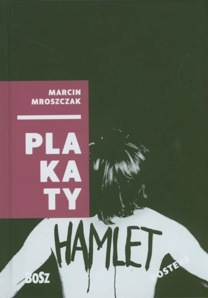 Na czarnym tle widać zarys odwróconej sylwetki z napisem HAMLET