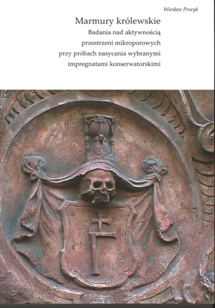 Na okładce widać element płaskorzeźby