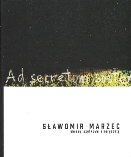 Okładka podzielona jest na dwie kontrastujące części: górną, utrzymaną w ciemnych barwach, oraz dolną z jasną kolorystyką