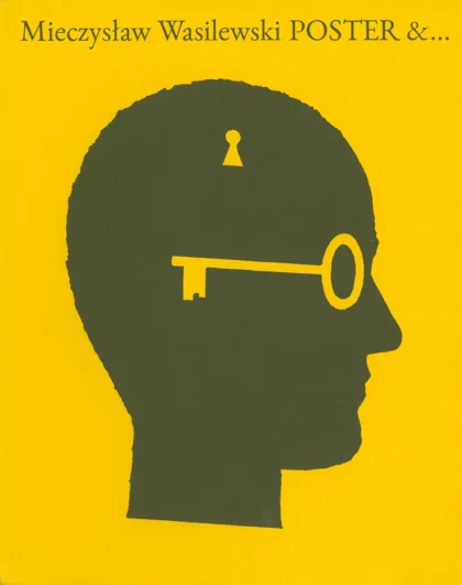 Na żółtym tle widać czarny profil głowy