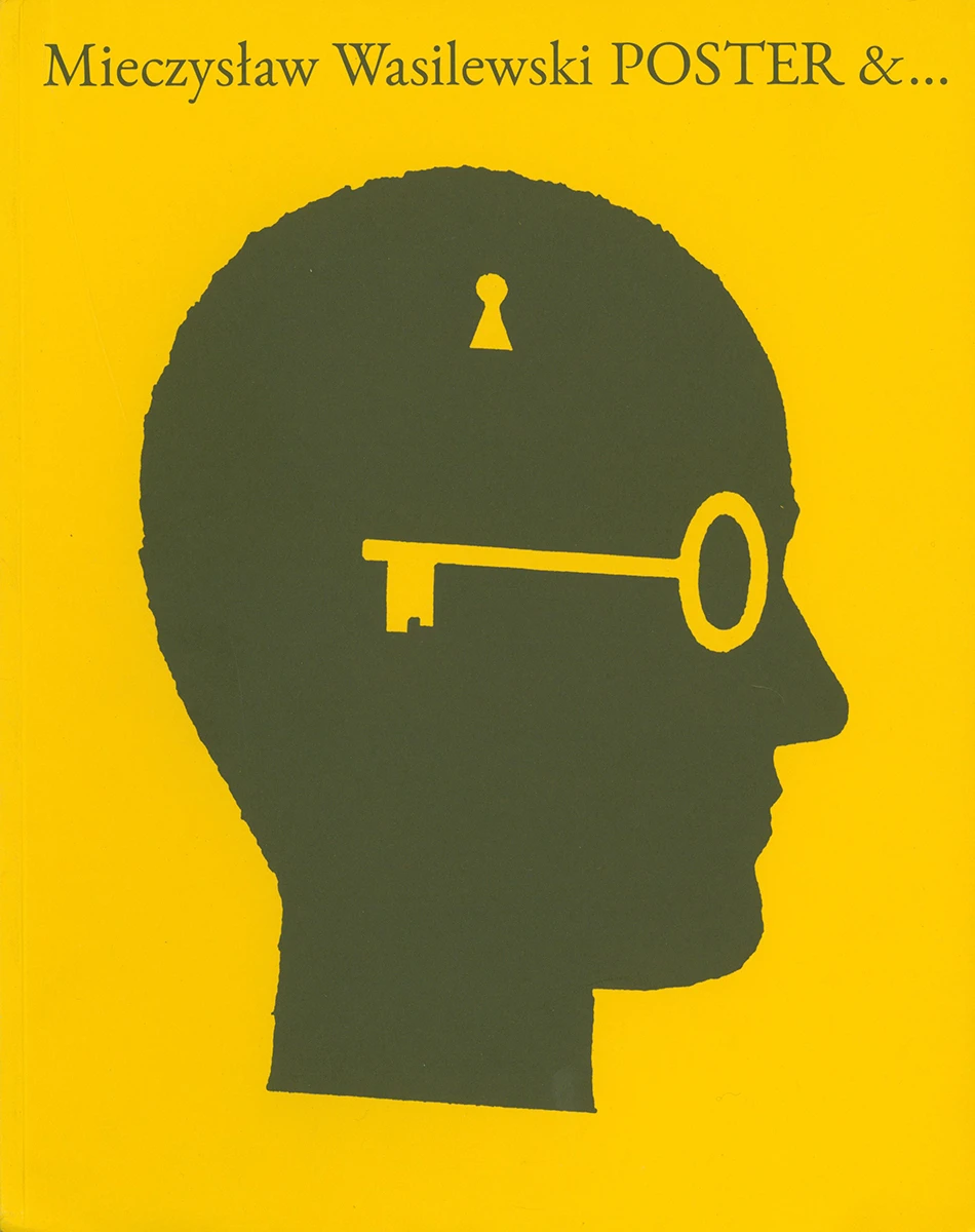 Na żółtym tle widać czarny profil głowy