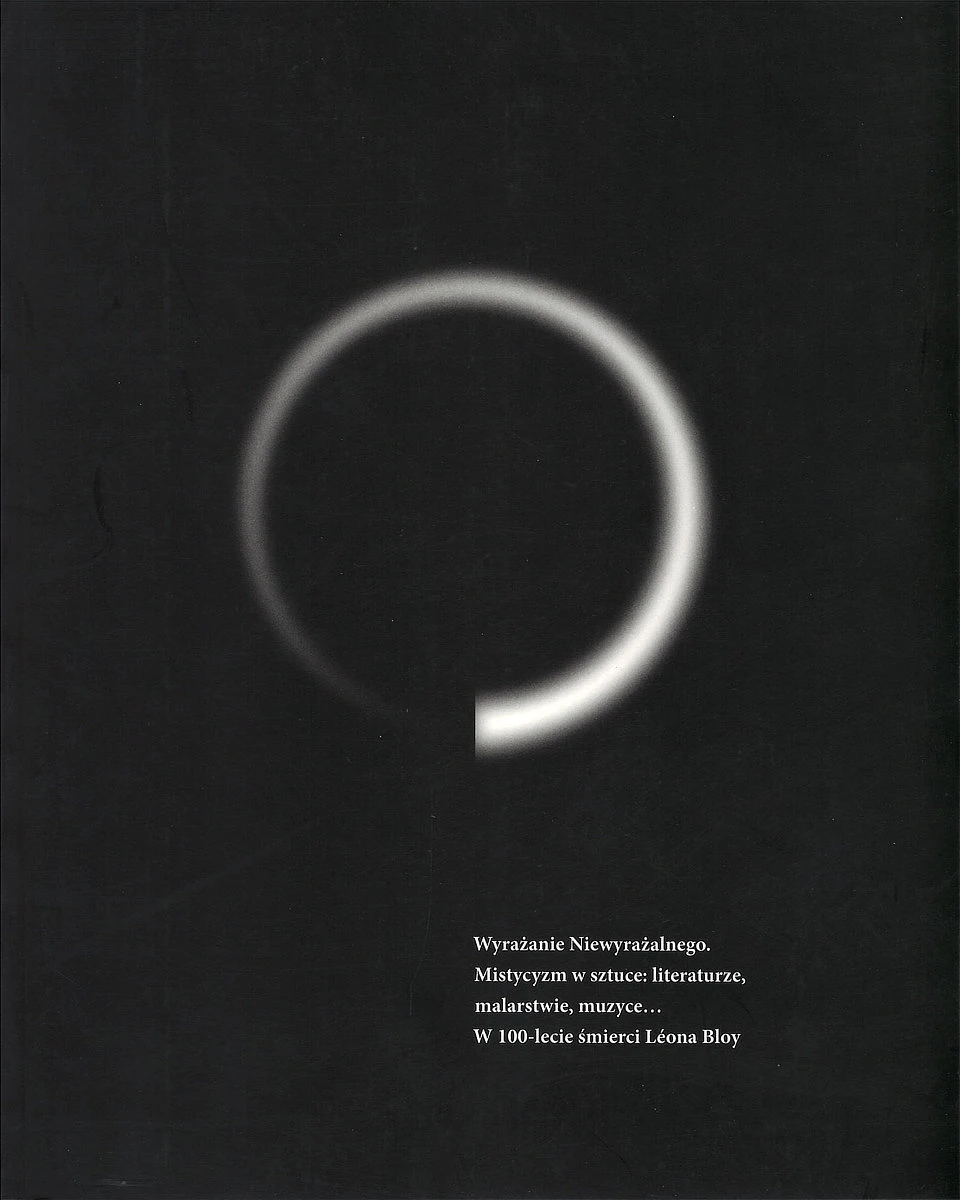 Na czarnym tle widać biały okrąg oraz tytuł publikacji