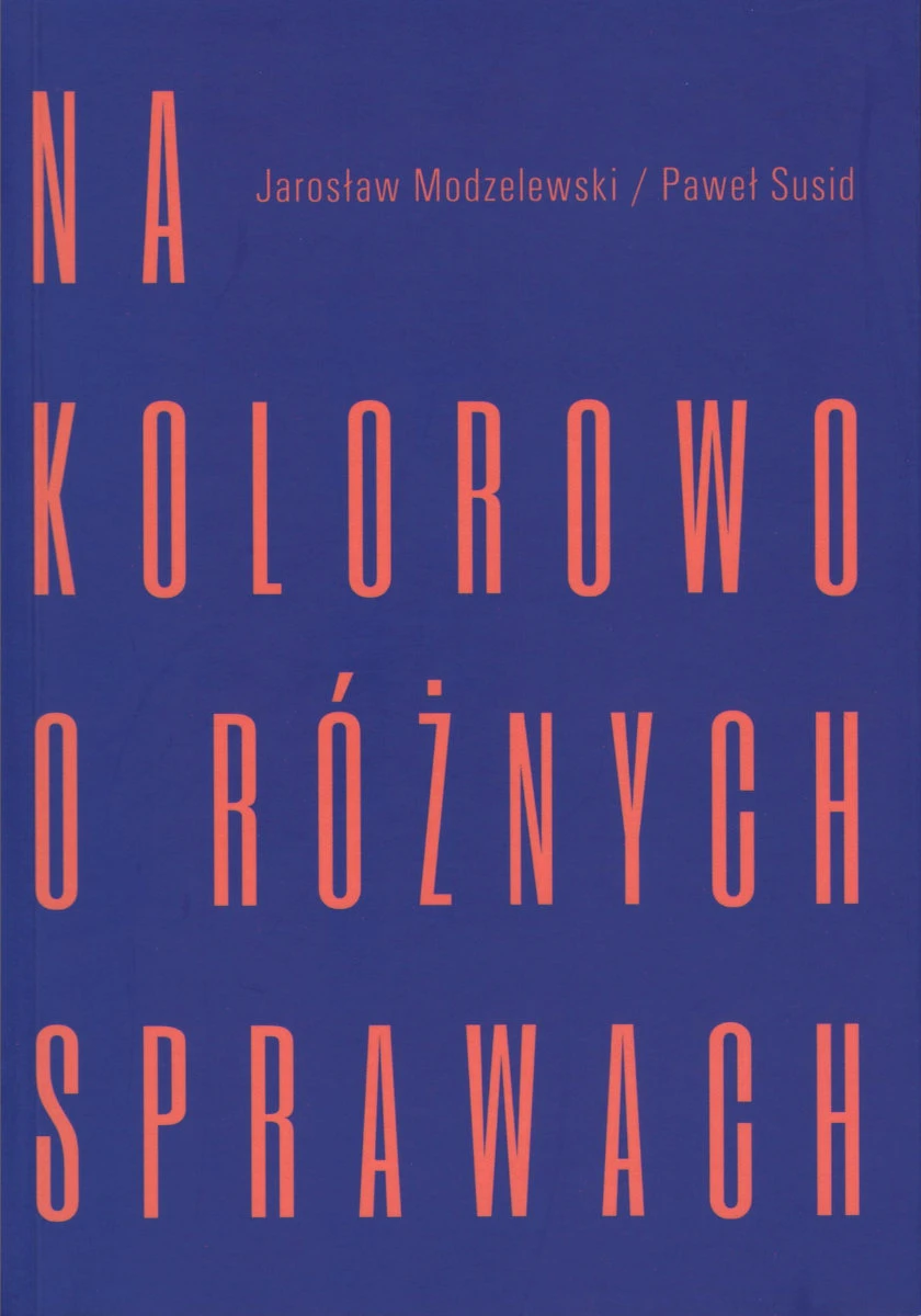 Na granatowym tle widnieje kontrastowy tytuł publikacji