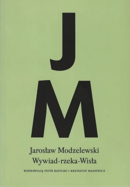 Na zielonym tle widać czarne inicjały JM oraz pełny tytuł publikacji pod spodem